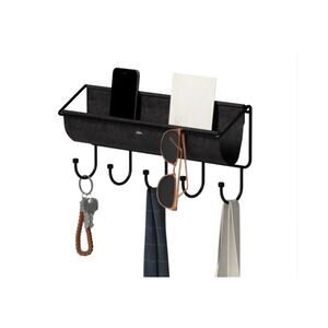 Umbra HAMMOCK WALL ORGANIZER BLACK 16” wide x 7” tall